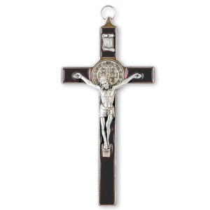 Krzyż św. Benedykta 21 cm (czarny)