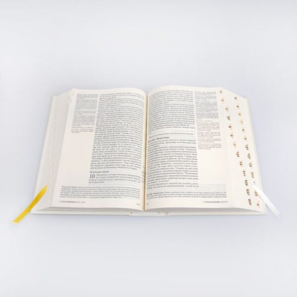 Pismo Św. ST i NT – opr. biała z paginatorami