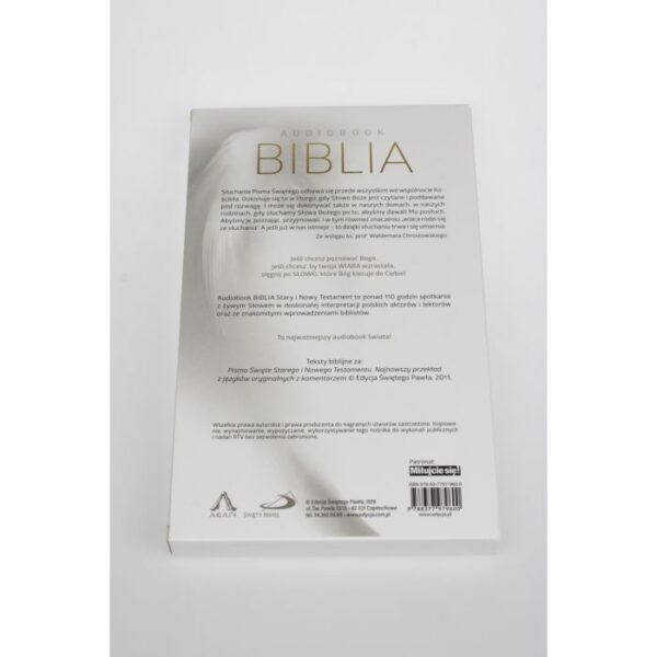Audiobook MP3_Biblia Stari i Nowy Test.(8 CD)