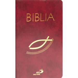 Biblia z rybką (bordo)