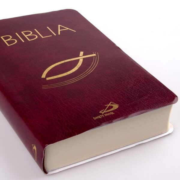 Biblia z rybką (bordo)